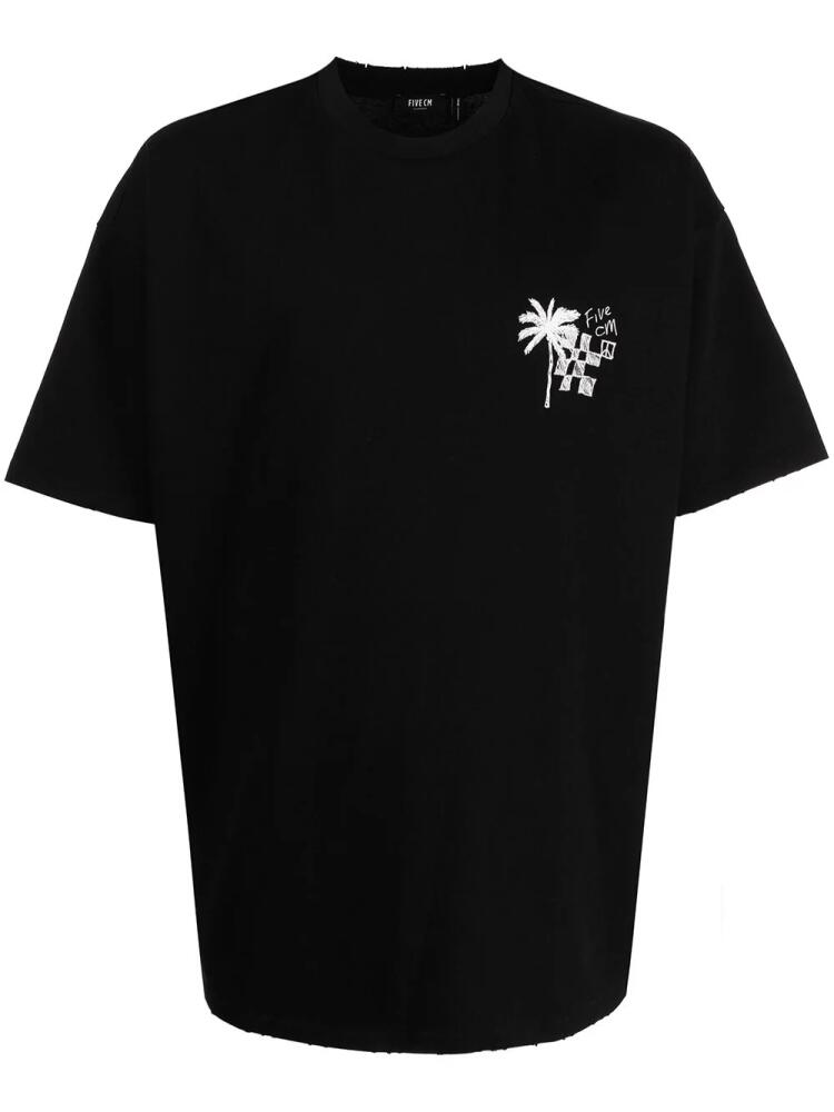 FIVE CM Surf Culture graphic-print T-shirt - Black Cover