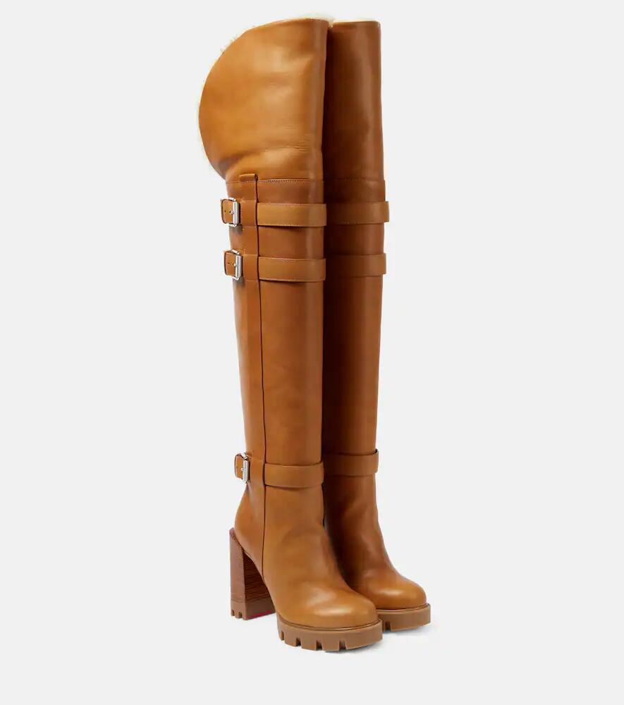 Christian Louboutin Brodeback Lug over-the-knee boots Cover