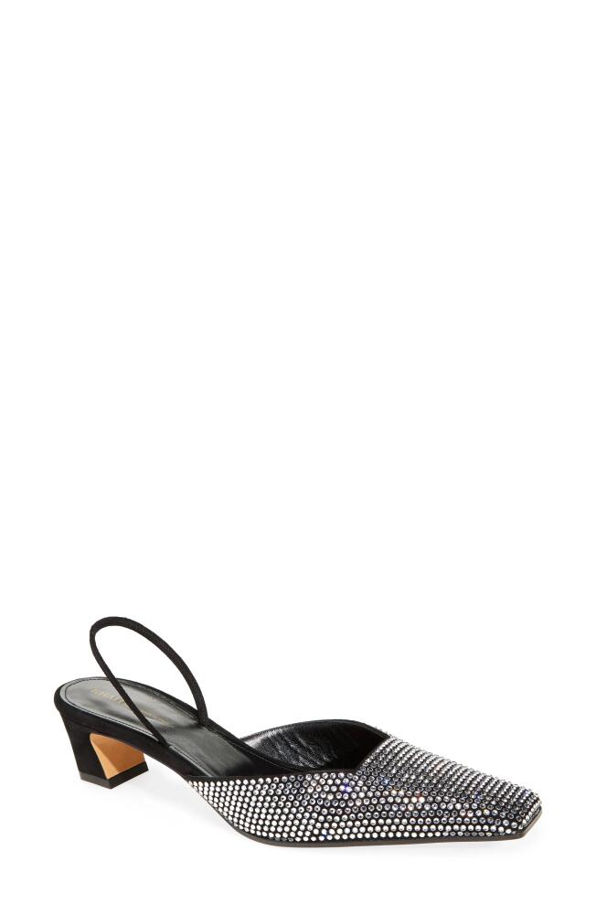 Khaite Roosevelt Embellished Slingback Pump in Black Cover