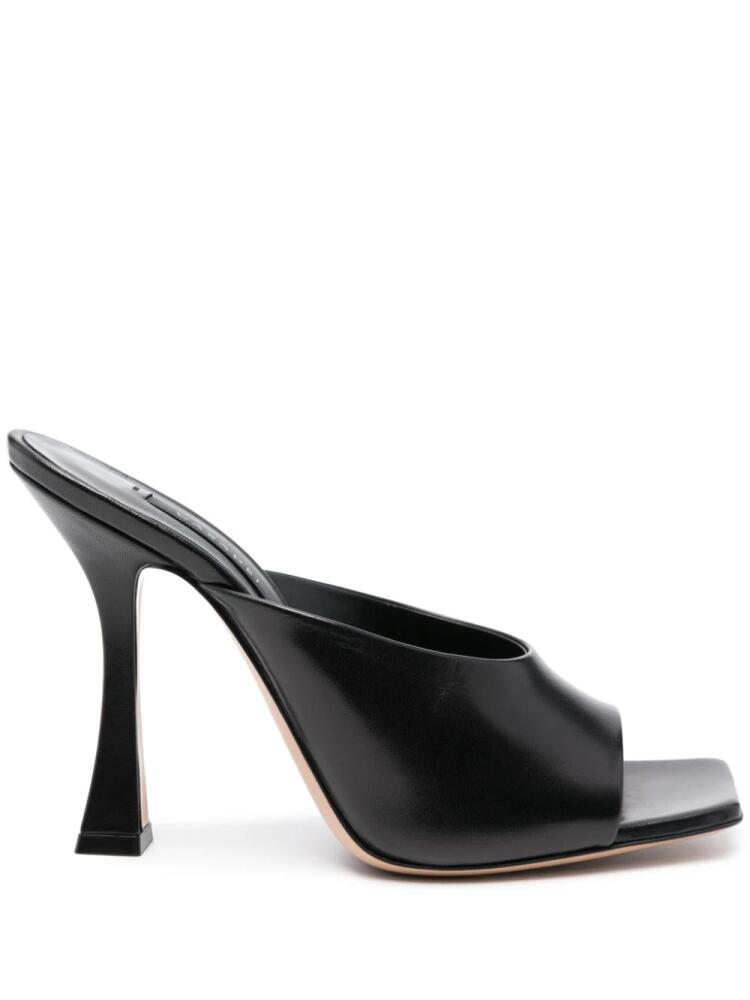 Casadei Geraldine 100mm mules - Black Cover