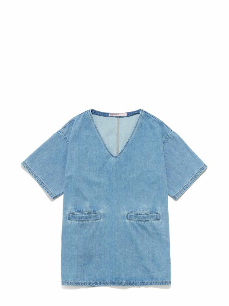 Bimba y Lola washed denim short dress - Blue Cover