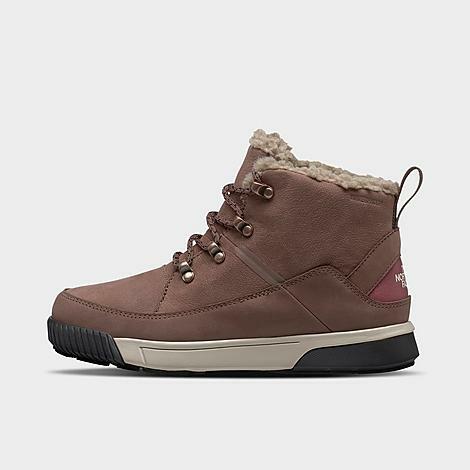 The North Face Inc Women's Sierra Mid Lace Waterproof Boots in Brown/Almond Butter Cover