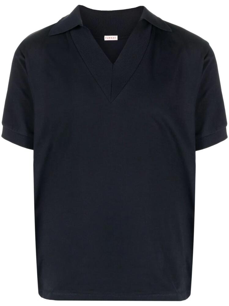 FURSAC short-sleeve jersey polo shirt - Blue Cover