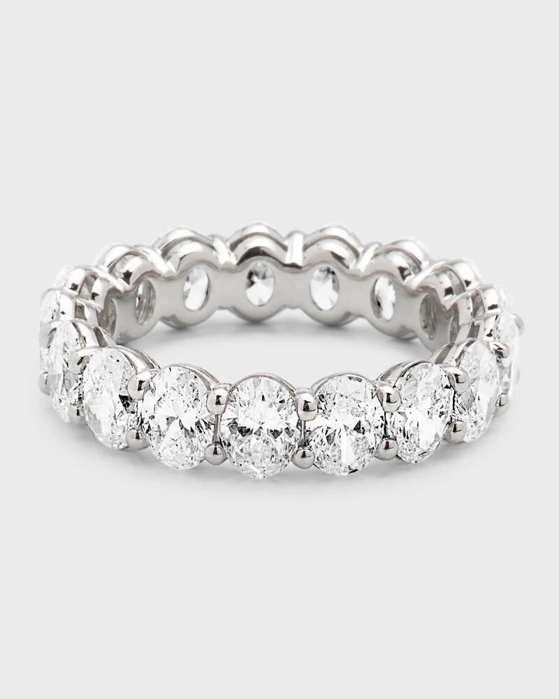 Neiman Marcus Diamonds Platinum Oval FG/VS Diamond Eternity Band, Size 6.75, 5.27tcw Cover