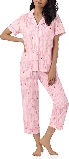 Bedhead PJs Organic Cotton Classic Cropped PJ Set (Balloon Ride) Women's Pajama Sets Cover