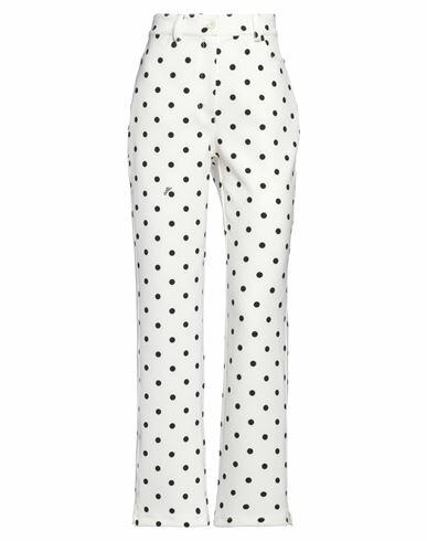 Vivetta Woman Pants White Polyester, Elastane Cover