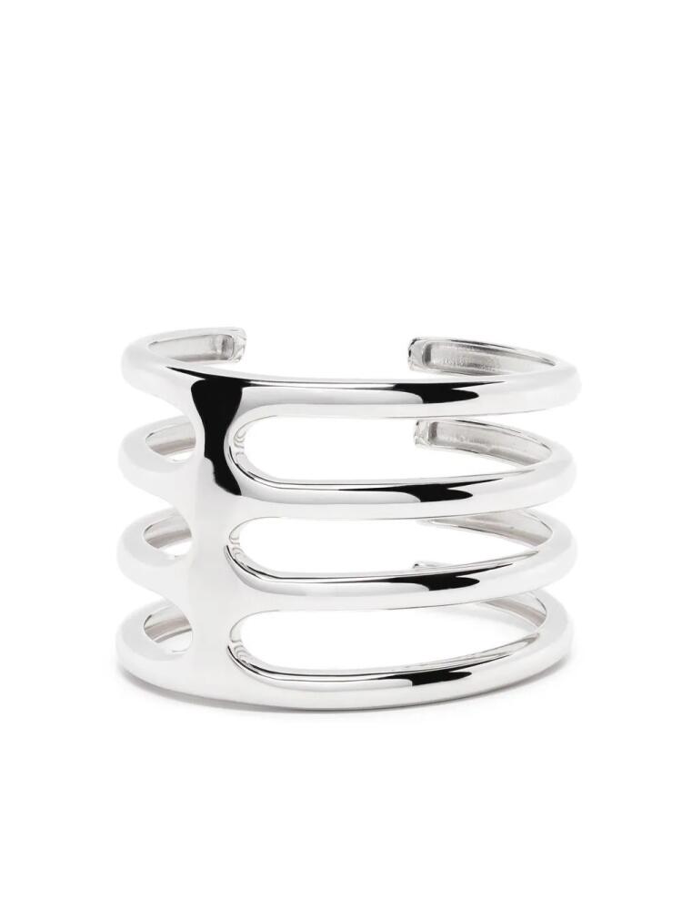 Tom Wood Cage Triple cuff bracelet - Silver Cover