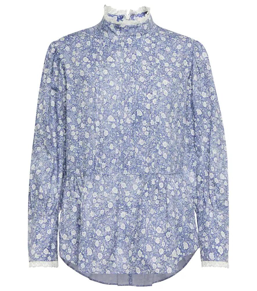 See By Chloé Printed long-sleeved blouse Cover