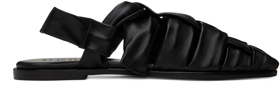 HEREU Black Bena Sandals Cover