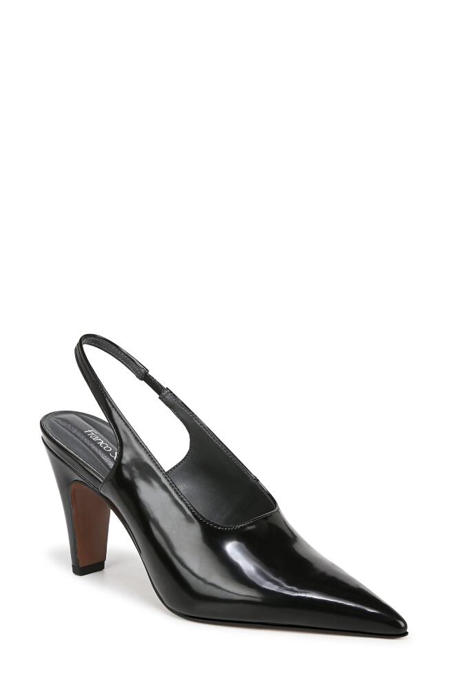 Franco Sarto Sorrento Slingback Pointed Toe Pump in Black Cover