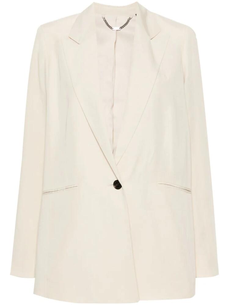 AllSaints Deri Lyn single-breasted blazer - Neutrals Cover