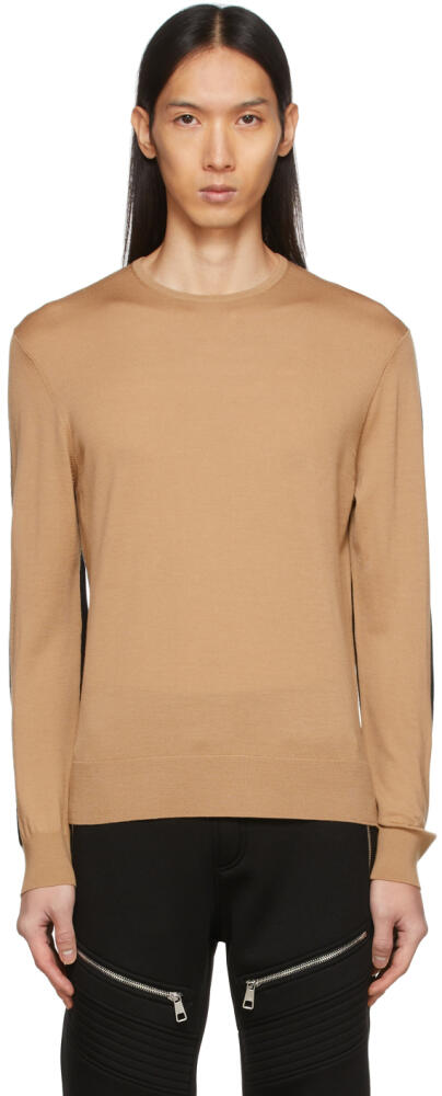 Neil Barrett Beige Tricolor Modernist Sweater Cover