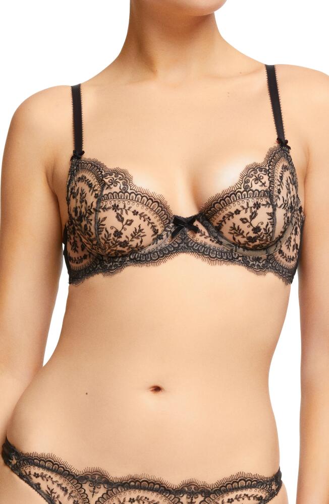 Dita Von Teese Severine Underwire Balconette Bra in Black Cover