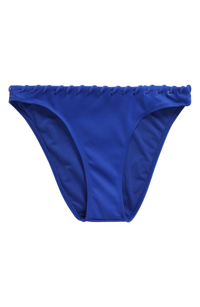 Good American Whipstitch Bikini Bottoms in Capri Blue004 Cover