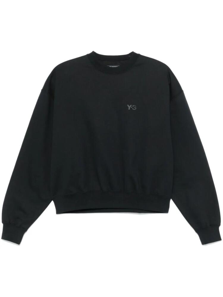 Y-3 x Adidas logo-print sweatshirt - Black Cover