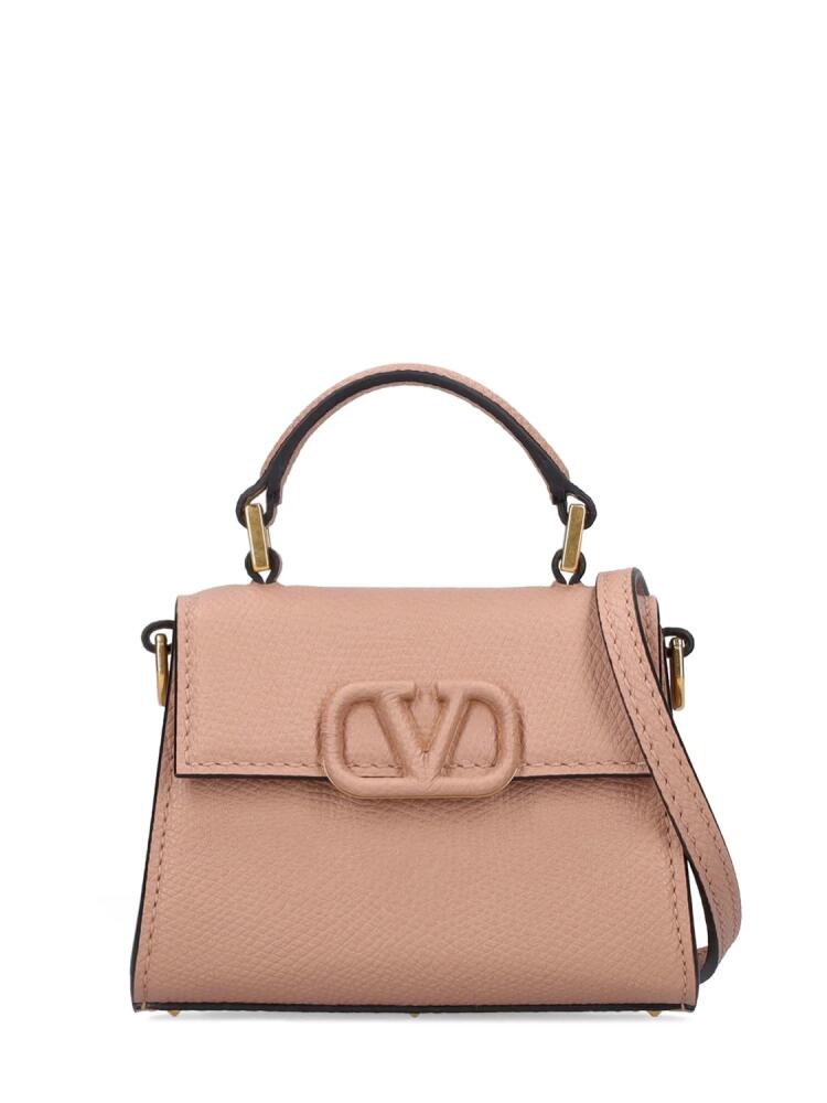 VALENTINO GARAVANI Micro V Sling Grain Leather Shoulder Bag Cover