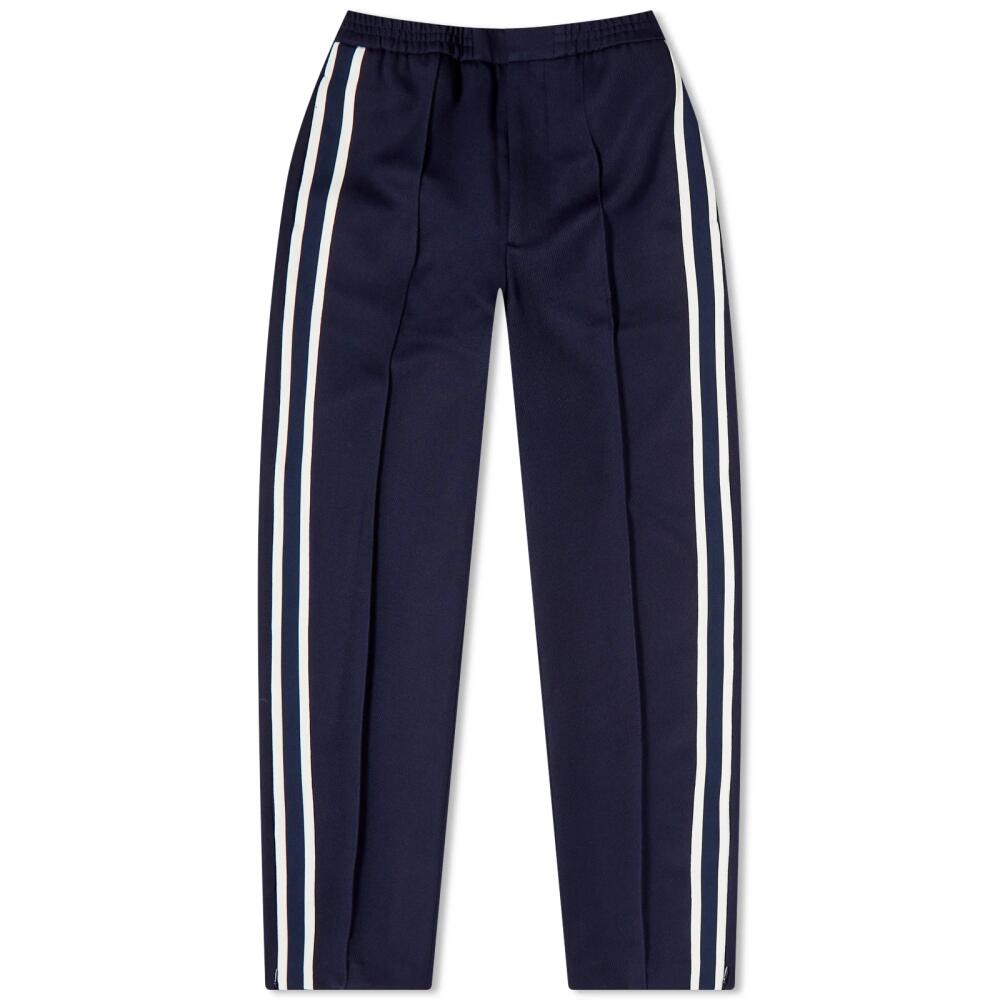 AMI Paris Women's AMI Ribbon Track Pant in Nautic Blue Cover