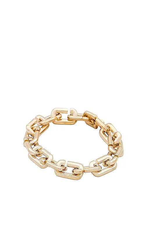 Marc Jacobs J Marc Chain Link Bracelet in Metallic Gold Cover