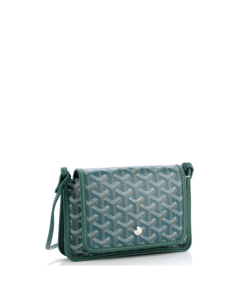 Pre-Owned Goyard Plumet Clutch Wallet Coated Canvas Cover