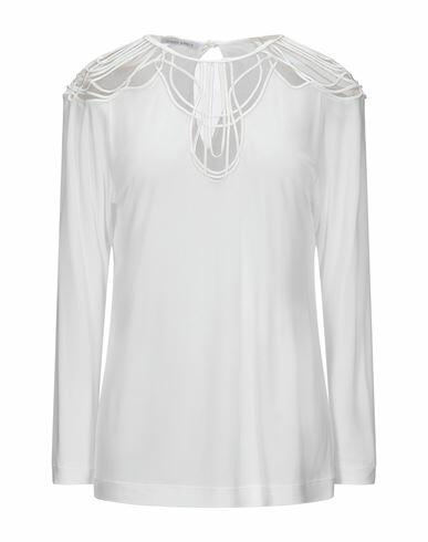 Alberta Ferretti Woman Top White Viscose, Polyamide Cover