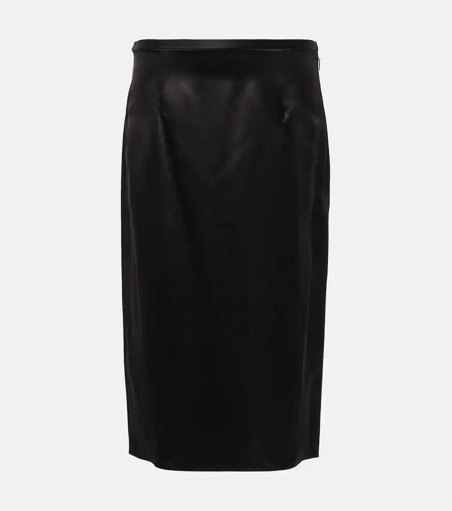 Saint Laurent Silk midi skirt Cover