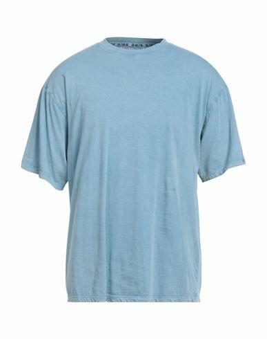 Berna Man T-shirt Sky blue Cotton Cover