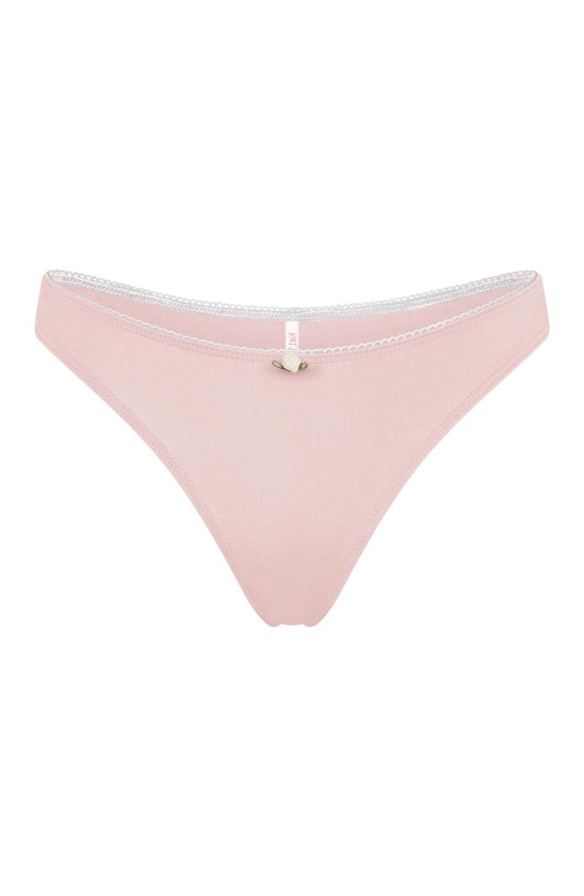 RAT BOI Low Rise Thong in Petal Cover