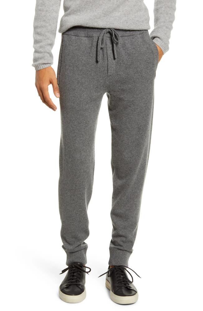 Vince Cashmere & Wool Sweatpants in Heather Medium Grey Cover