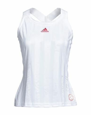 Adidas Woman Tank top White Recycled polyester Cover