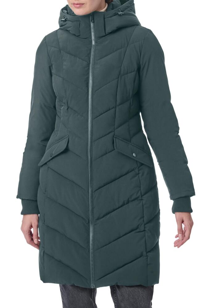 Bernardo Hooded Walker Coat in Urban Grey Cover