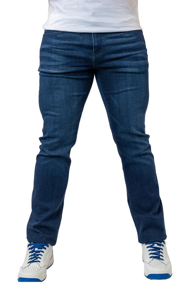 Maceoo Torn Stretch Denim Jeans in Blue Cover