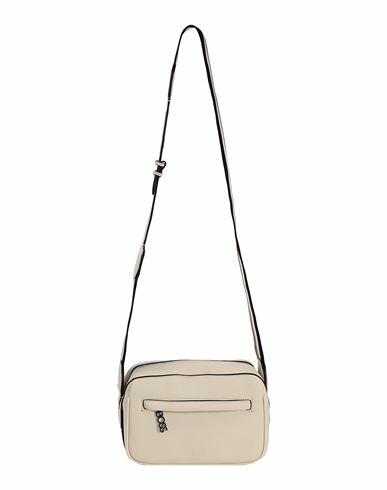 Boss Woman Cross-body bag Beige Polyester, Polyurethane Cover