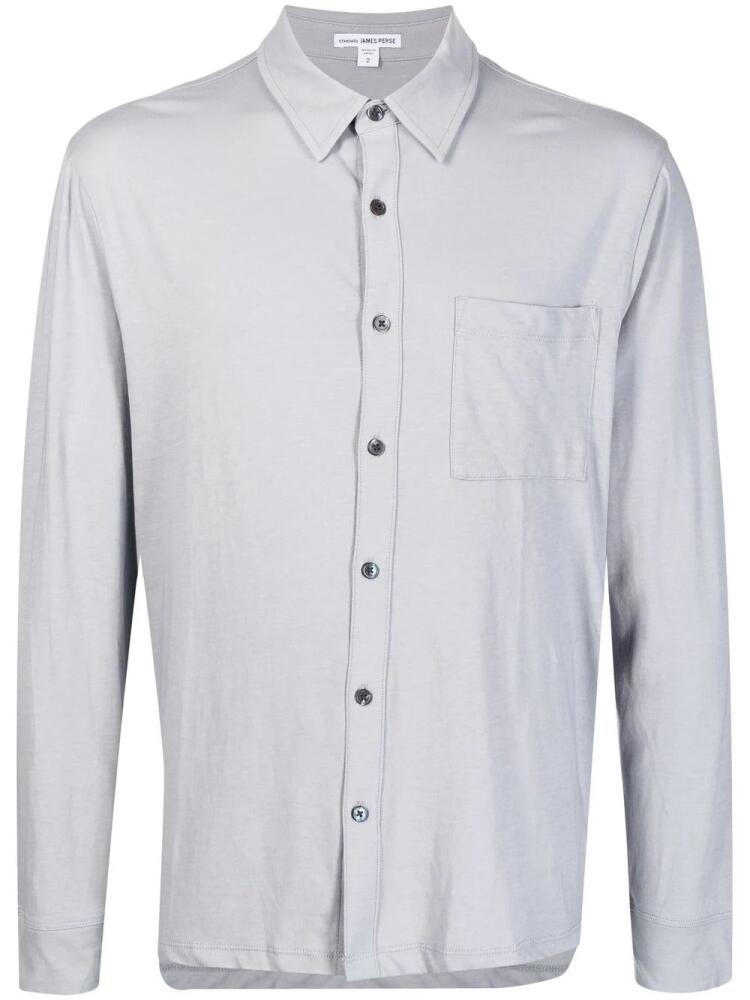 James Perse long-sleeve knitted shirt - Grey Cover