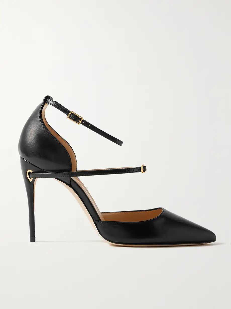 Jennifer Chamandi - Enrico 105 Leather Pumps - Black Cover