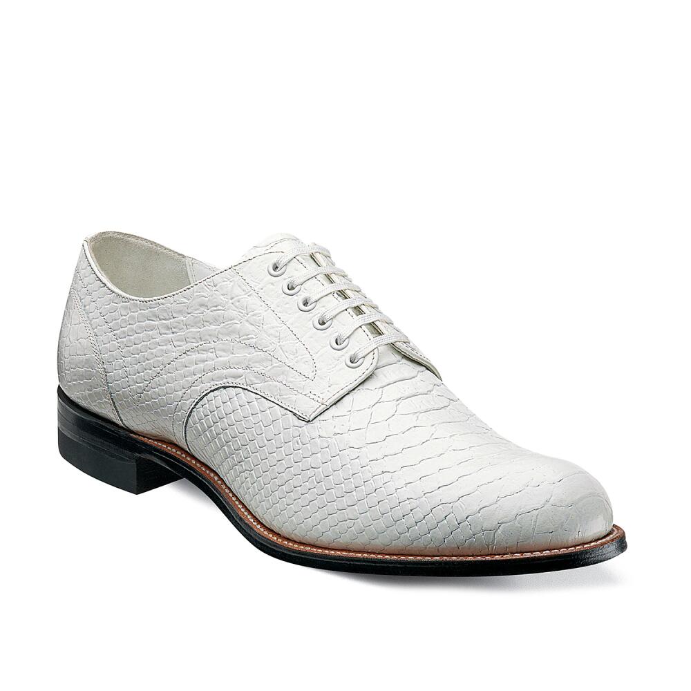 Stacy Adams Madison Oxford | Men's | White Snake Print Cover