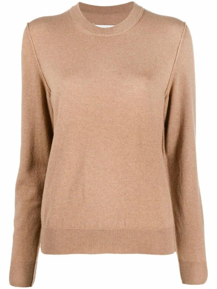 Maison Margiela crew-neck cashmere jumper - Brown Cover