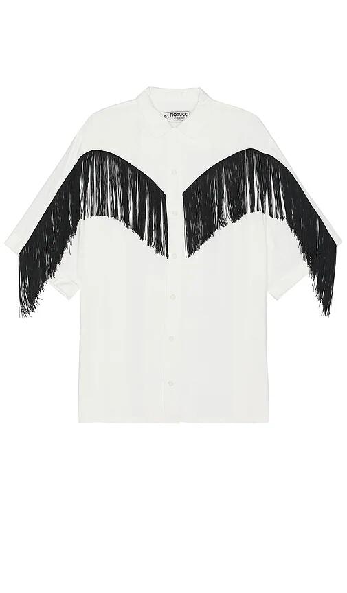 FIORUCCI Fringed Shirt in White Cover