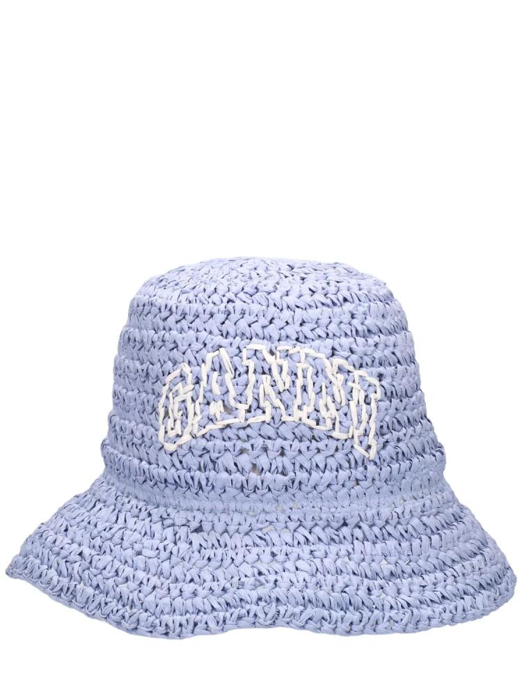 GANNI Summer Woven Bucket Hat Cover