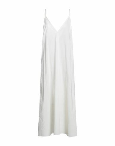 Alessia Santi Woman Midi dress Ivory Cotton Cover