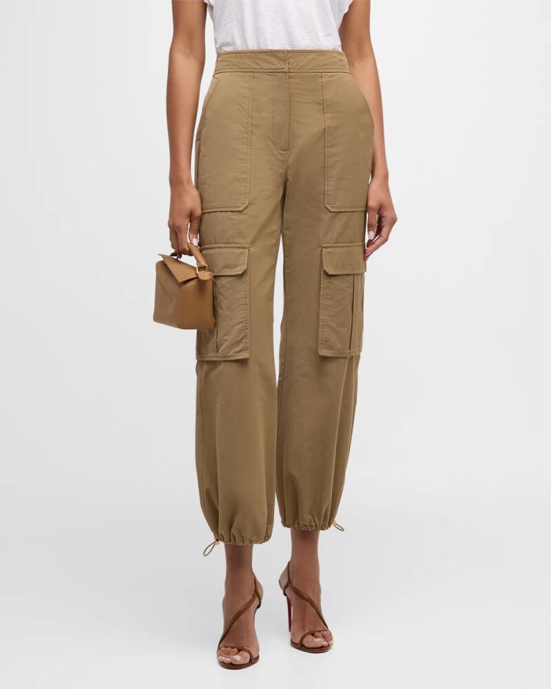 Veronica Beard Dari Cropped Cargo Pants Cover