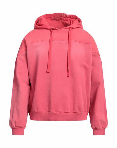 Guess Man Sweatshirt Coral Cotton Cover