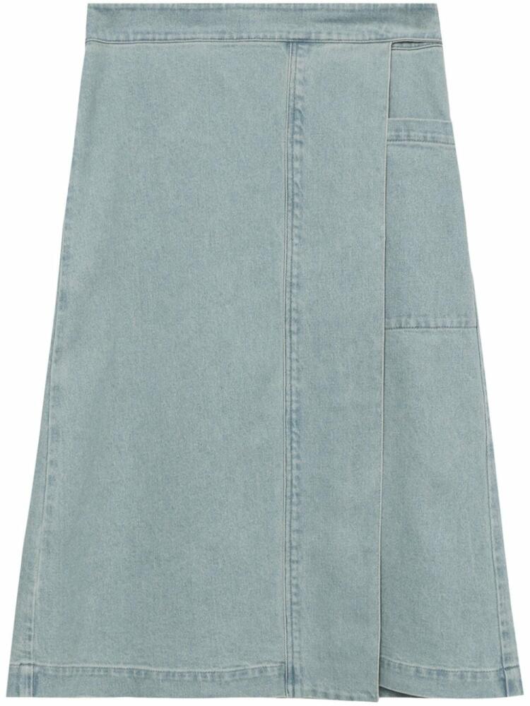 Proenza Schouler Iris denim midi skirt - Grey Cover