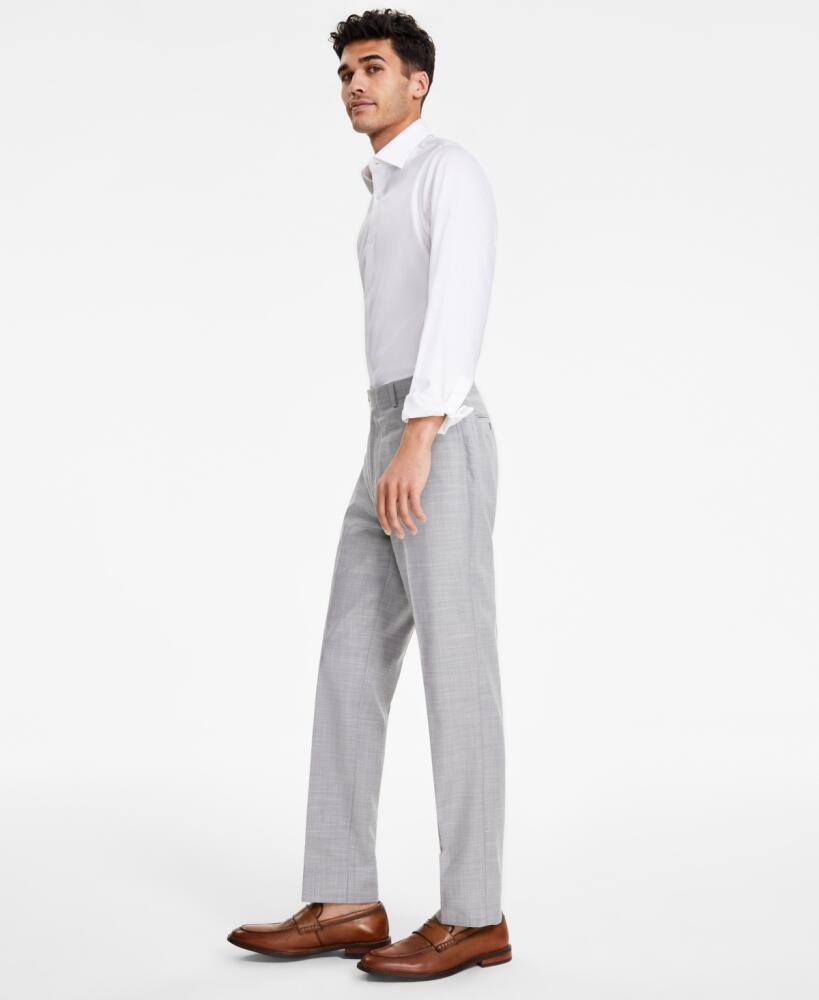 Calvin Klein Men's Slim-Fit Dress Pants - Light Grey Cover