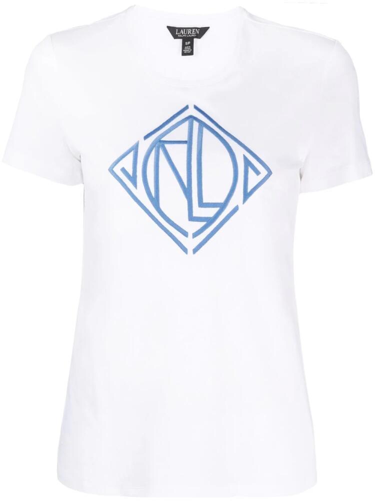 Lauren Ralph Lauren Katlin logo-print T-shirt - White Cover