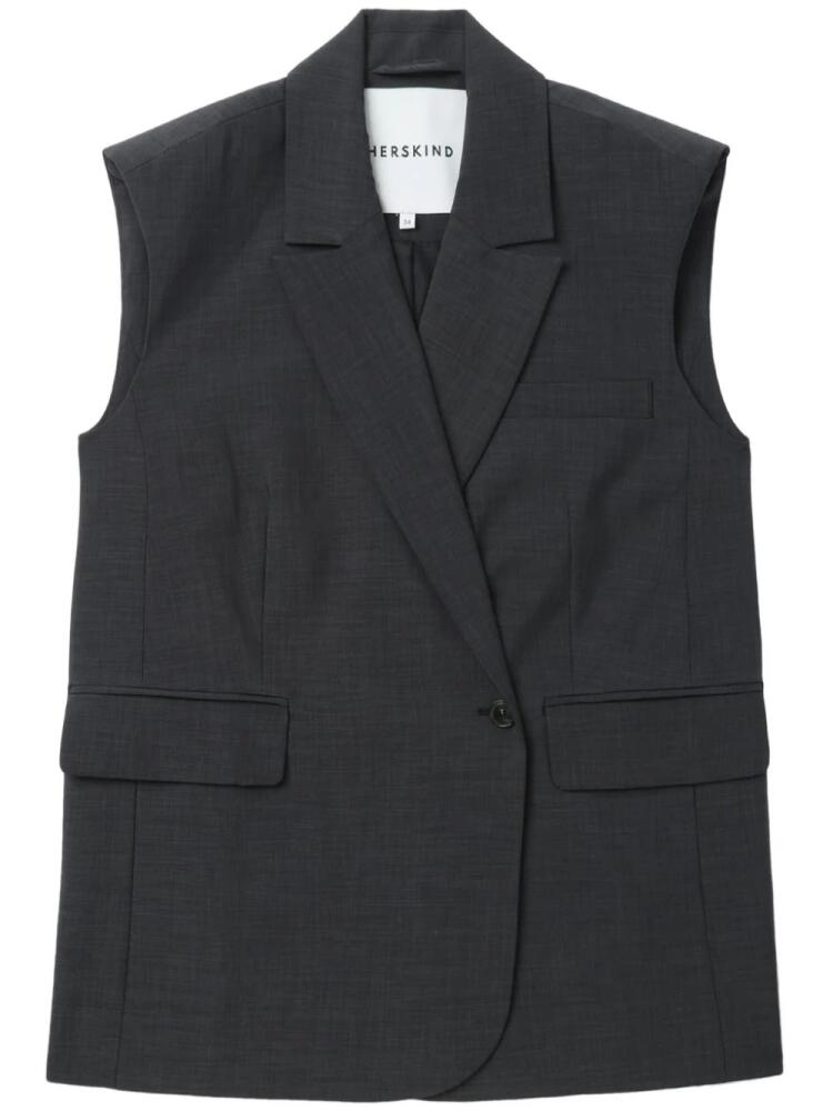 HERSKIND Averill double-breasted vest - Black Cover