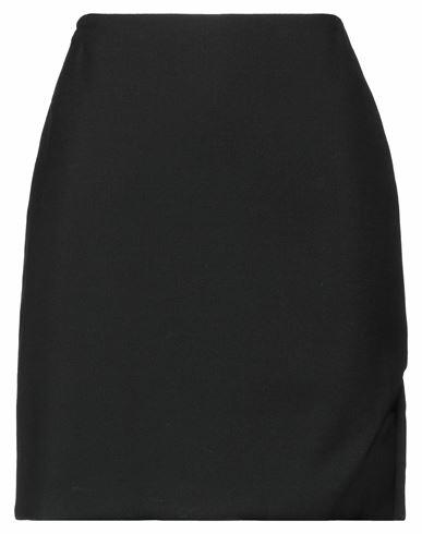 Alexander Mcqueen Woman Mini skirt Black Wool, Mohair wool Cover