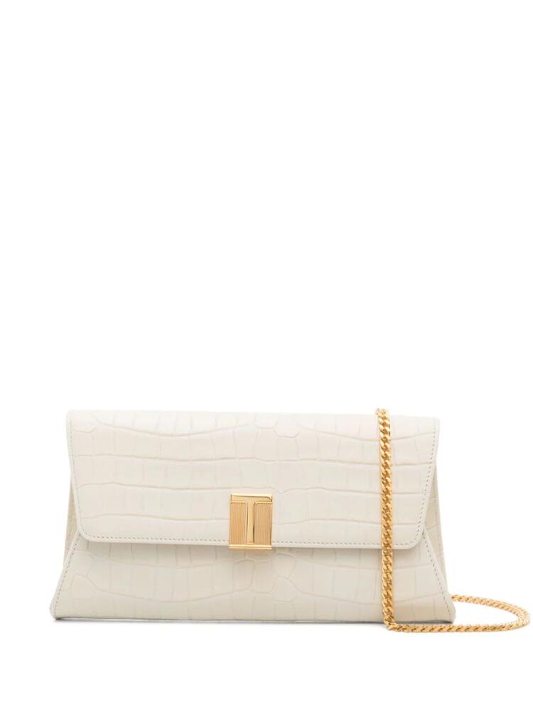 TOM FORD Nobile clutch bag - Neutrals Cover