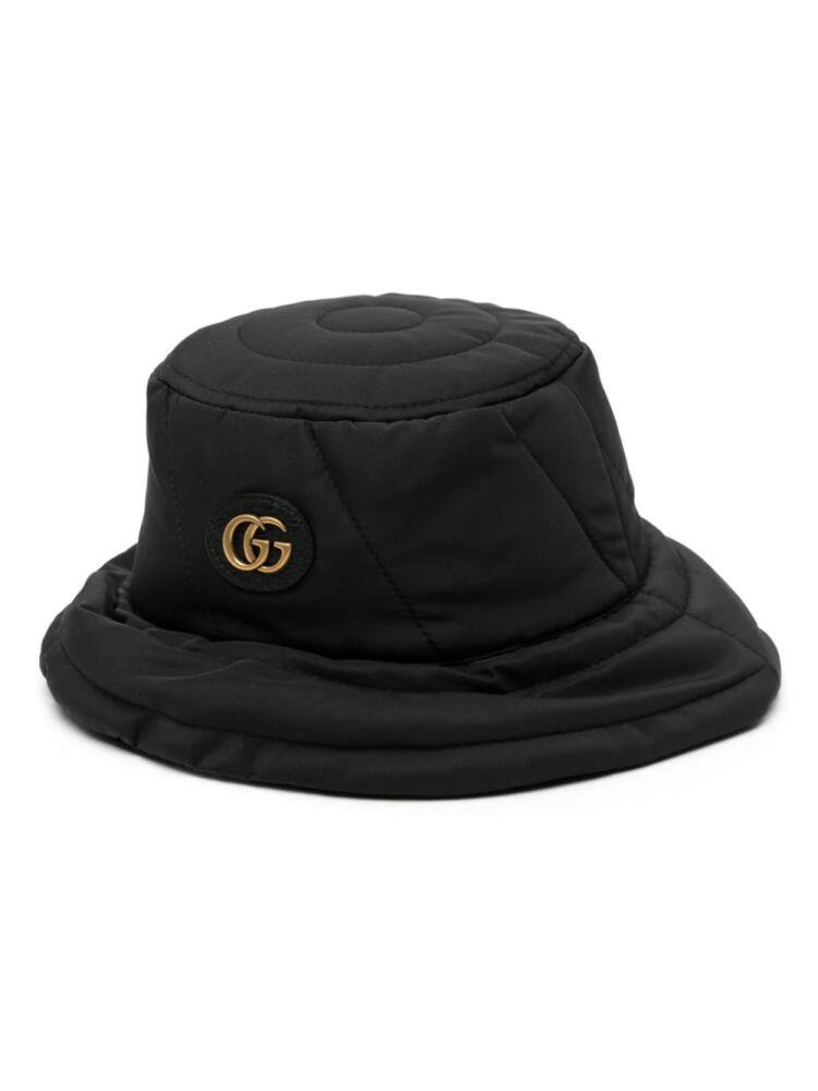 Gucci Double G-patch bucket hat - Black Cover