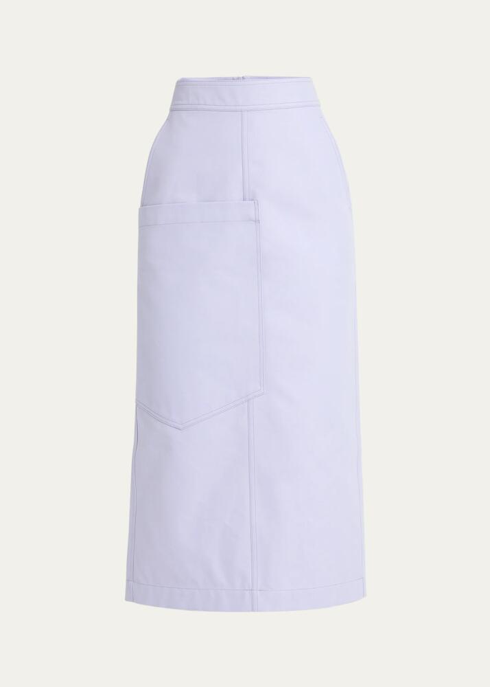 Ferragamo Coated Midi Skirt Cover