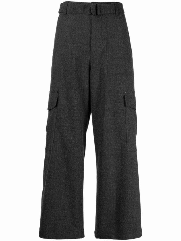 STUDIO TOMBOY straight-leg belted trousers - Grey Cover